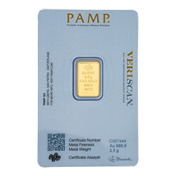 2.5 Gm Suisse Gold bar