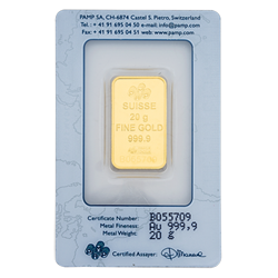 20 Gm Suisse Gold bar